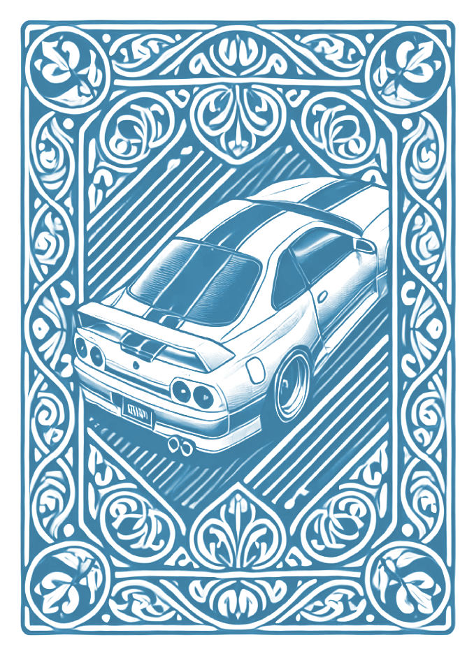 Hintergrundbild 90er-Autoquartett